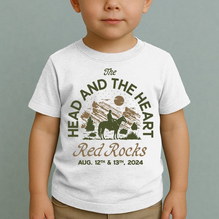 The Head And The Heart Red Rocks 2024 Event Toddler T-Shirt