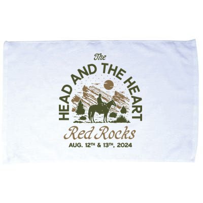 The Head And The Heart Red Rocks 2024 Event Microfiber Hand Towel