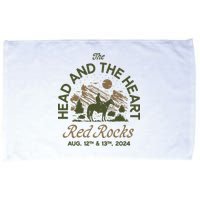 The Head And The Heart Red Rocks 2024 Event Microfiber Hand Towel