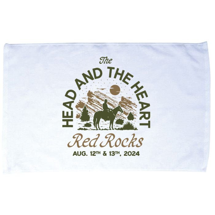 The Head And The Heart Red Rocks 2024 Event Microfiber Hand Towel