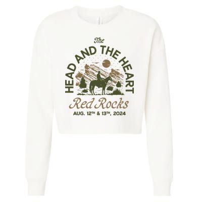 The Head And The Heart Red Rocks 2024 Event Cropped Pullover Crew