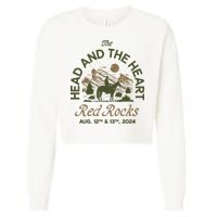 The Head And The Heart Red Rocks 2024 Event Cropped Pullover Crew