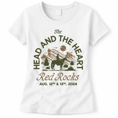 The Head And The Heart Red Rocks 2024 Event Womens T-Shirt