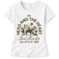 The Head And The Heart Red Rocks 2024 Event Womens T-Shirt