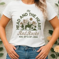 The Head And The Heart Red Rocks 2024 Event Womens T-Shirt