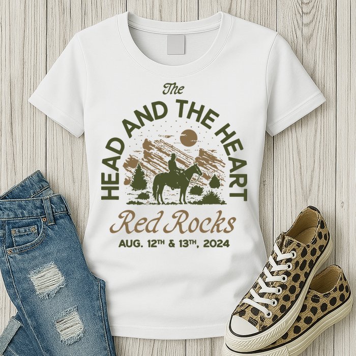 The Head And The Heart Red Rocks 2024 Event Womens T-Shirt