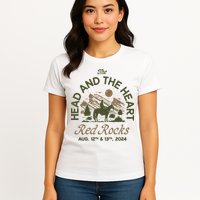 The Head And The Heart Red Rocks 2024 Event Womens T-Shirt