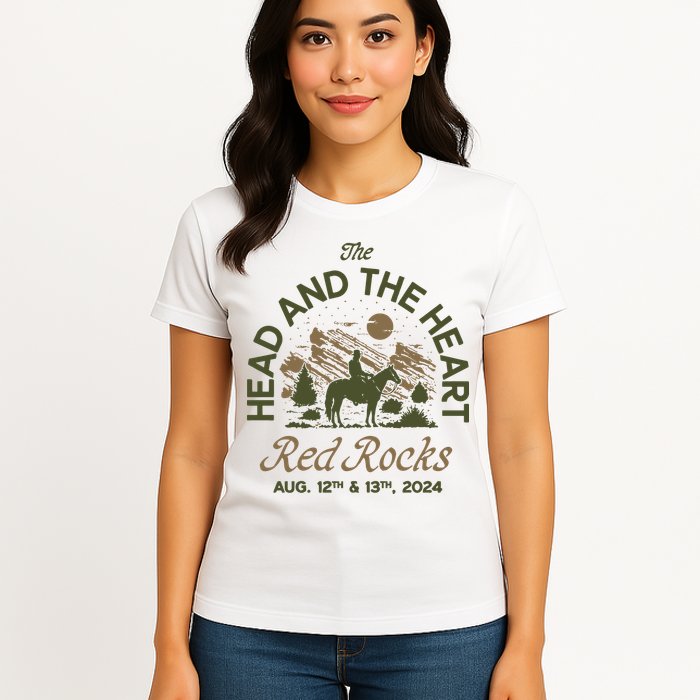 The Head And The Heart Red Rocks 2024 Event Womens T-Shirt