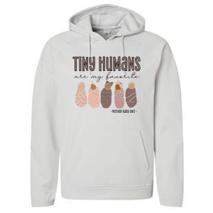 Tiny Humans Are My Favorite Mother Baby Unit Performance Fleece Hoodie