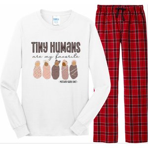 Tiny Humans Are My Favorite Mother Baby Unit Long Sleeve Pajama Set