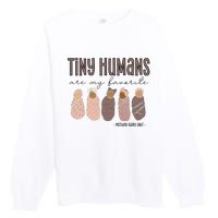 Tiny Humans Are My Favorite Mother Baby Unit Premium Crewneck Sweatshirt