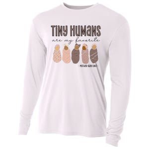 Tiny Humans Are My Favorite Mother Baby Unit Cooling Performance Long Sleeve Crew