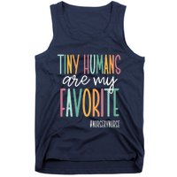 Tiny Humans Are My Favorite, Nursery Nurse Tank Top