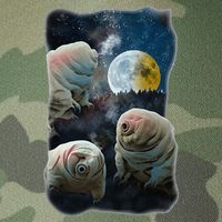 Tardigrades Howling At Moon Funny Tardigrade Lovers Costume Legacy Tie Dye Trucker Hat