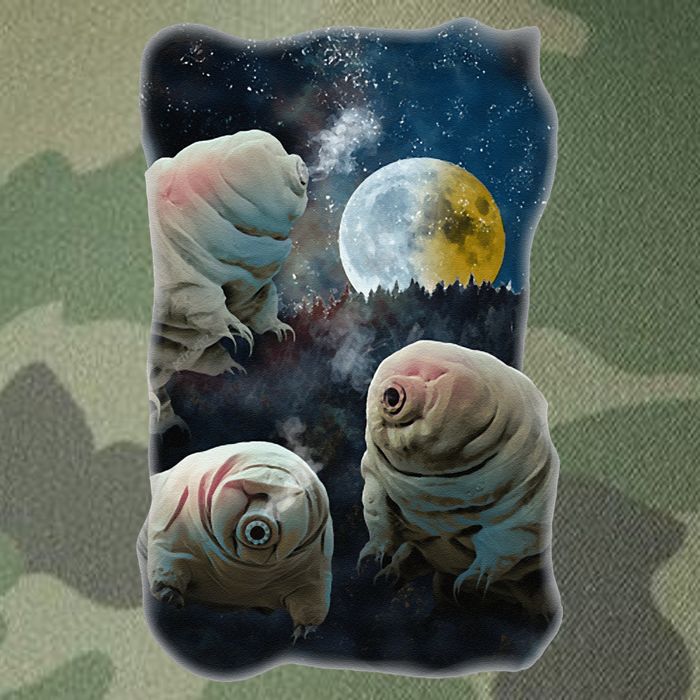 Tardigrades Howling At Moon Funny Tardigrade Lovers Costume Legacy Tie Dye Trucker Hat