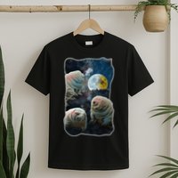 Tardigrades Howling At Moon Funny Tardigrade Lovers Costume T-Shirt