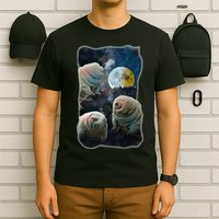 Tardigrades Howling At Moon Funny Tardigrade Lovers Costume T-Shirt