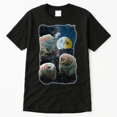 Tardigrades Howling At Moon Funny Tardigrade Lovers Costume Tall T-Shirt