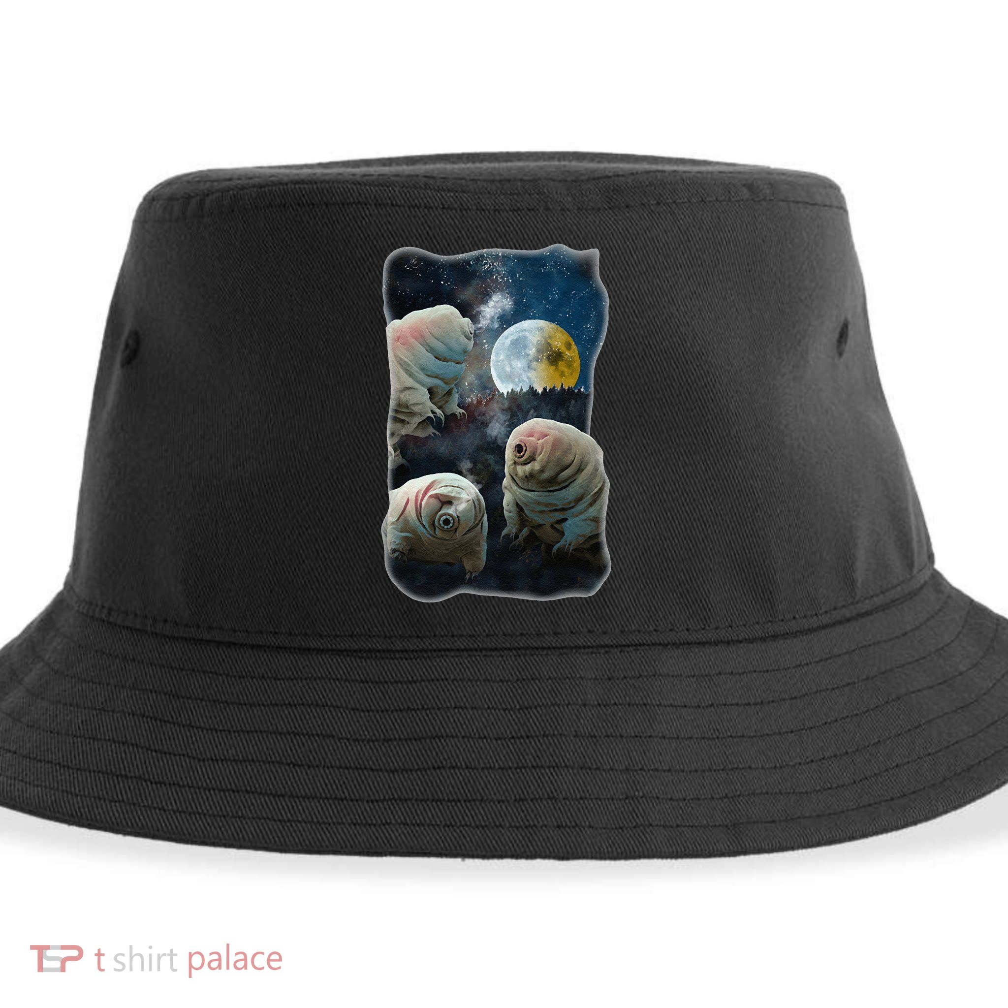 Tardigrades Howling At Moon Funny Tardigrade Lovers Costume Sustainable Bucket Hat