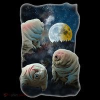 Tardigrades Howling At Moon Funny Tardigrade Lovers Costume Sustainable Bucket Hat