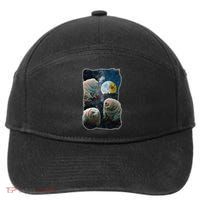 Tardigrades Howling At Moon Funny Tardigrade Lovers Costume 7-Panel Snapback Hat