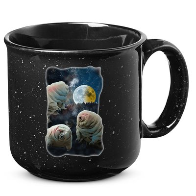 Tardigrades Howling At Moon Funny Tardigrade Lovers Costume 15oz Campfire Ceramic Mug