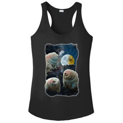 Tardigrades Howling At Moon Funny Tardigrade Lovers Costume Ladies PosiCharge Competitor Racerback Tank