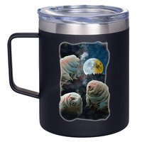 Tardigrades Howling At Moon Funny Tardigrade Lovers Costume 12oz Stainless Steel Coffee Mug