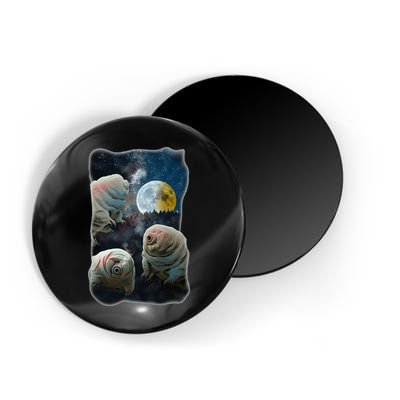 Tardigrades Howling At Moon Funny Tardigrade Lovers Costume Magnet