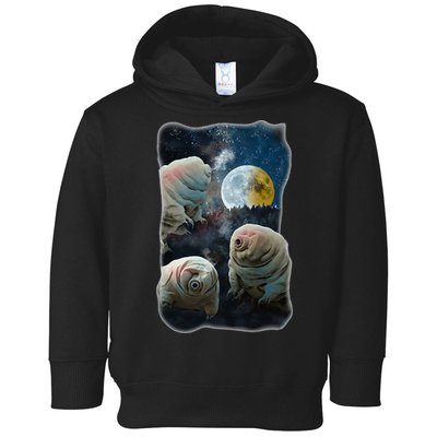 Tardigrades Howling At Moon Funny Tardigrade Lovers Costume Toddler Hoodie