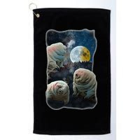 Tardigrades Howling At Moon Funny Tardigrade Lovers Costume Golf Towel