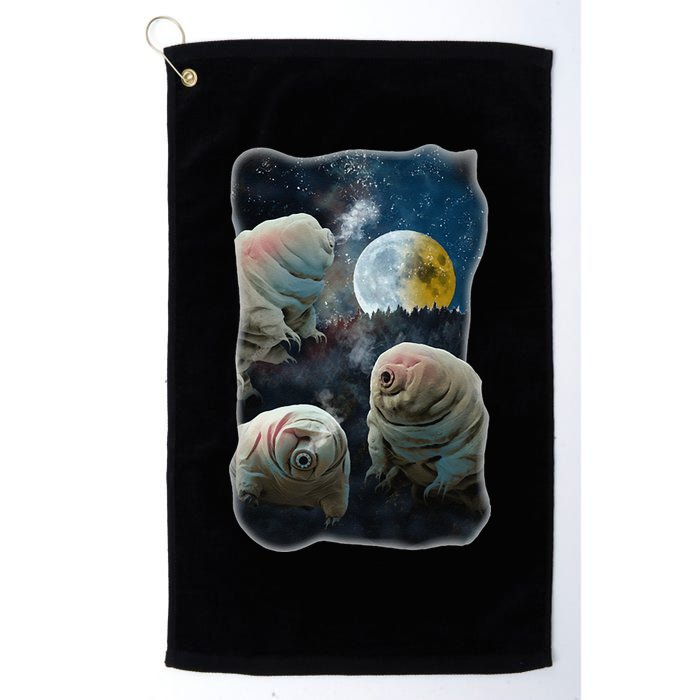 Tardigrades Howling At Moon Funny Tardigrade Lovers Costume Golf Towel