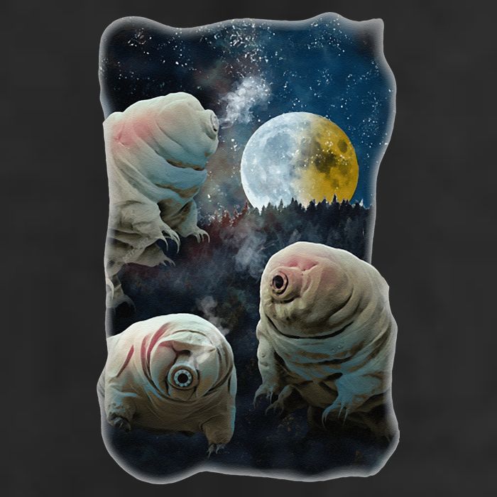 Tardigrades Howling At Moon Funny Tardigrade Lovers Costume Golf Towel