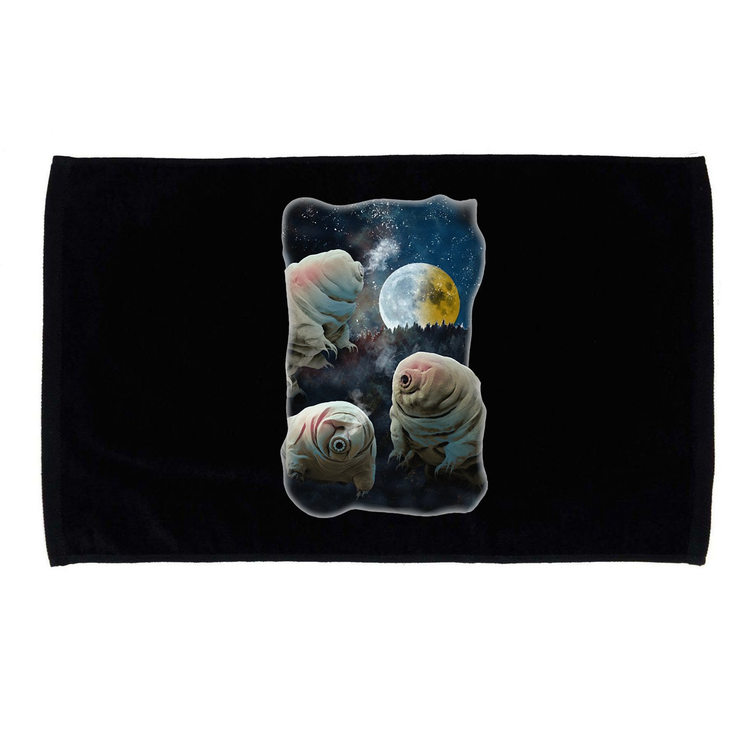 Tardigrades Howling At Moon Funny Tardigrade Lovers Costume Microfiber Hand Towel