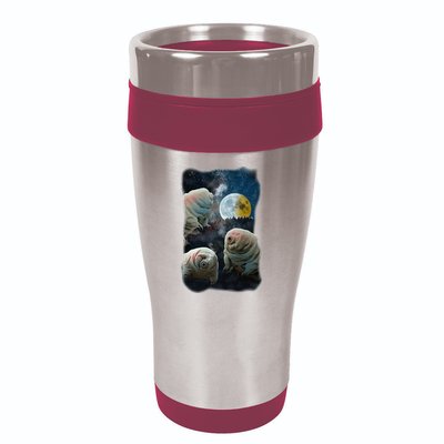 Tardigrades Howling At Moon Funny Tardigrade Lovers Costume 16oz Travel Tumbler