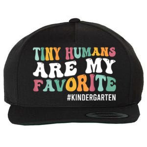 Tiny Humans Are My Favorite Funny Teaching Kindergarten Wool Snapback Cap