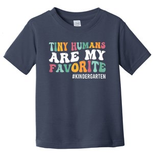 Tiny Humans Are My Favorite Funny Teaching Kindergarten Toddler T-Shirt