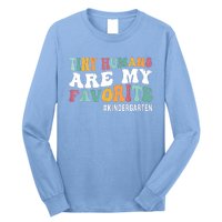 Tiny Humans Are My Favorite Funny Teaching Kindergarten Long Sleeve Shirt