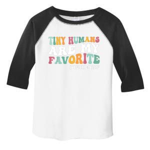 Tiny Humans Are My Favorite Funny Teaching Kindergarten Toddler Fine Jersey T-Shirt