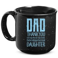 Thank You Dad For Teaching Me To Be A Man 15oz Campfire Ceramic Mug