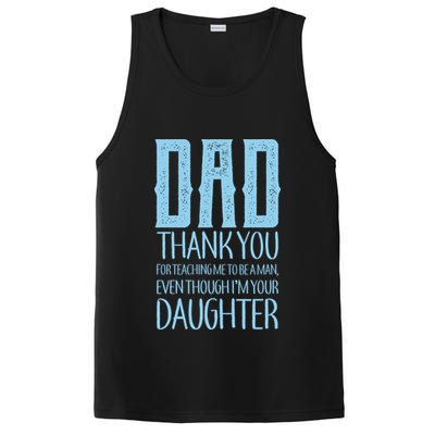 Thank You Dad For Teaching Me To Be A Man PosiCharge Competitor Tank