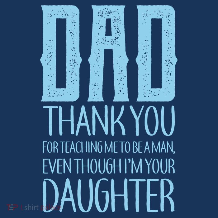 Thank You Dad For Teaching Me To Be A Man Drawstring Bag