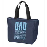 Thank You Dad For Teaching Me To Be A Man Zip Tote Bag