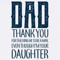 Thank You Dad For Teaching Me To Be A Man Garment-Dyed Sweatshirt