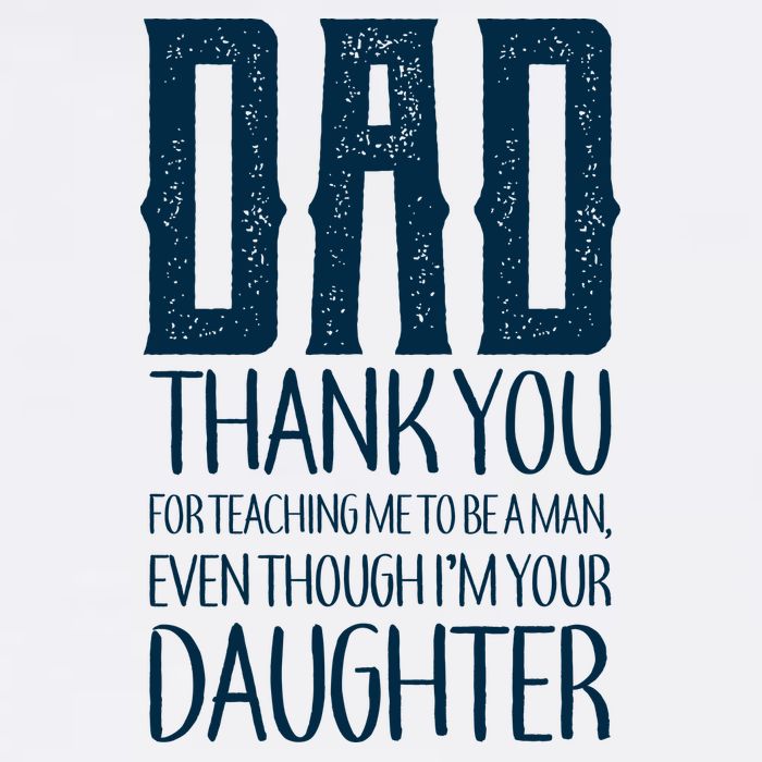 Thank You Dad For Teaching Me To Be A Man Garment-Dyed Sweatshirt
