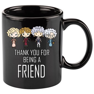 Thank You For Being A Friend 11oz C Handle Ceramic Mug