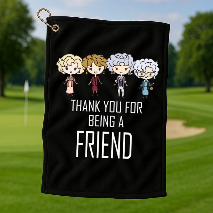 Thank You For Being A Friend Golf Towel