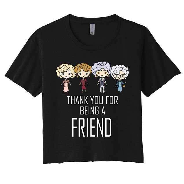 Thank You For Being A Friend Crop Top