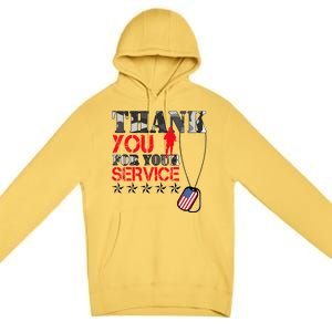 Thank You For Your Service Premium Pullover Hoodie