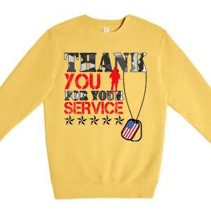 Thank You For Your Service Premium Crewneck Sweatshirt